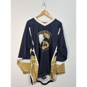 Champro Golden State Girls Elite Hockey Jersey Navy Gold Loechner45 Adult Medium